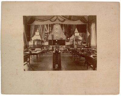 Gunnery model room, c.1870 by American Photographer